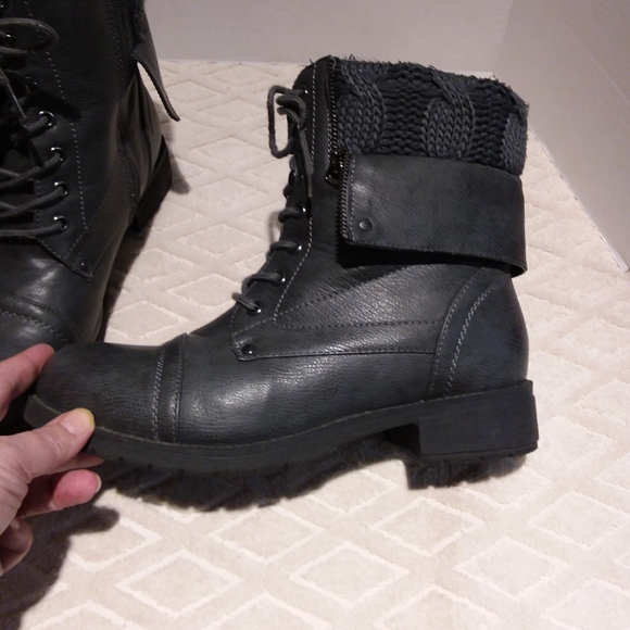 ⬇️Additionelle wide width moto boots -knit… - Picture 3 of 10